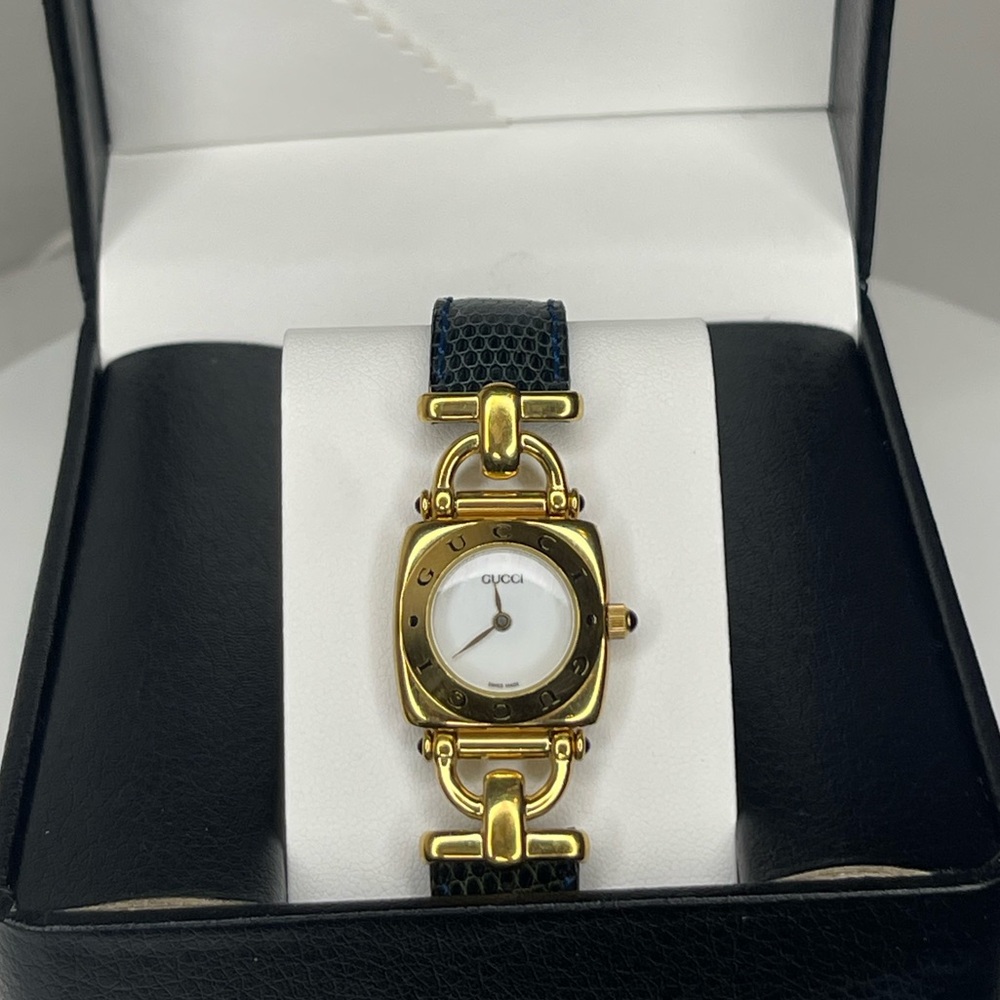 Vintage GUCCI 6300L Horse Bit Watch